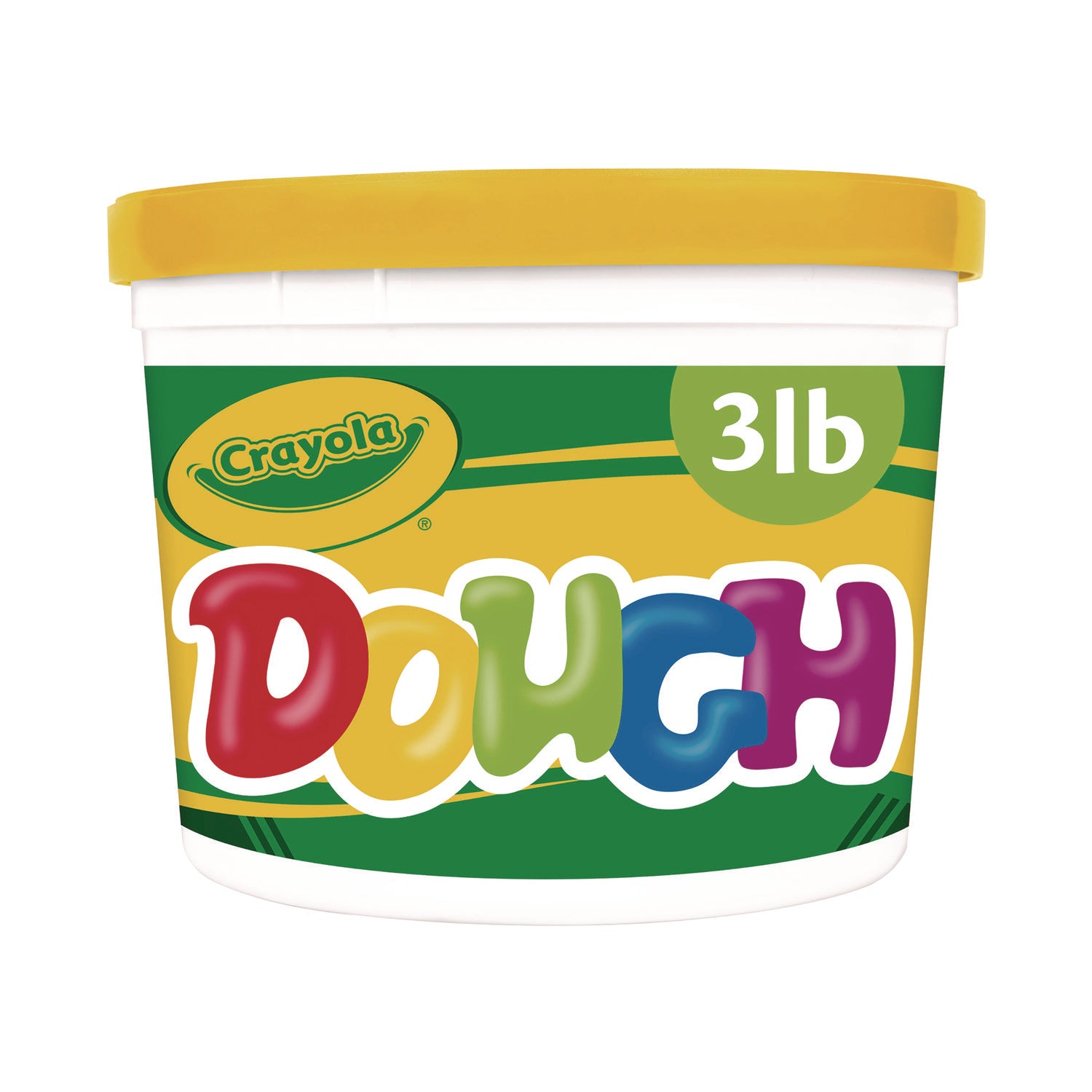 Modeling Dough Bucket, 3 lbs, Yellow - 