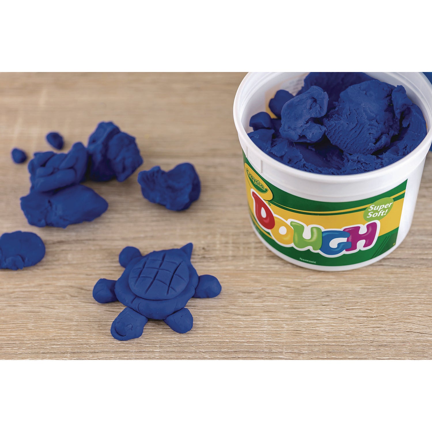 Modeling Dough Bucket, 3 lbs, Blue - 