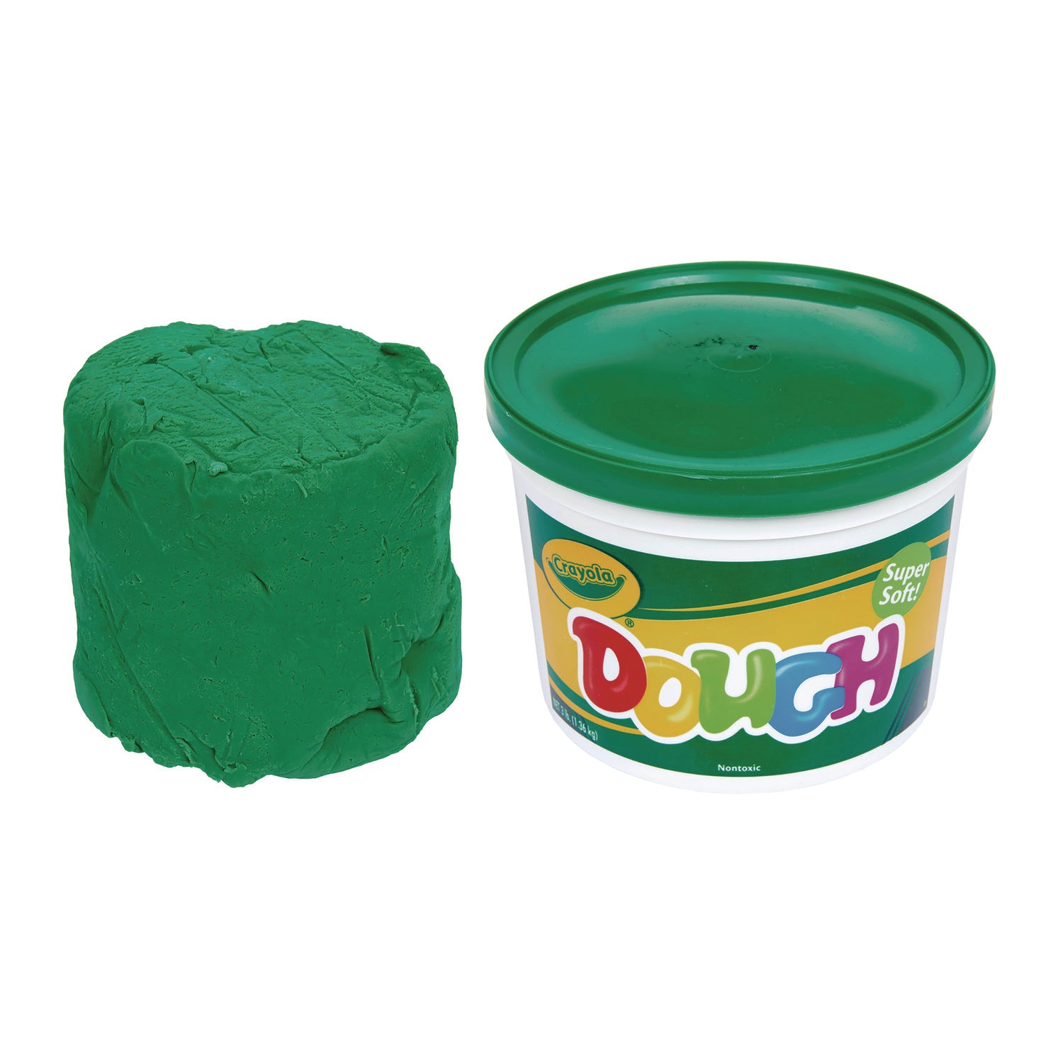 Modeling Dough Bucket, 3 lbs, Green - 