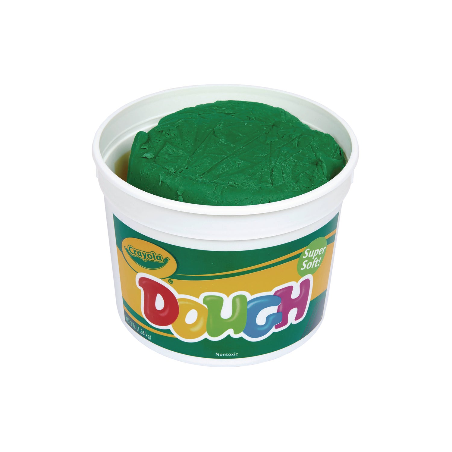 Modeling Dough Bucket, 3 lbs, Green - 