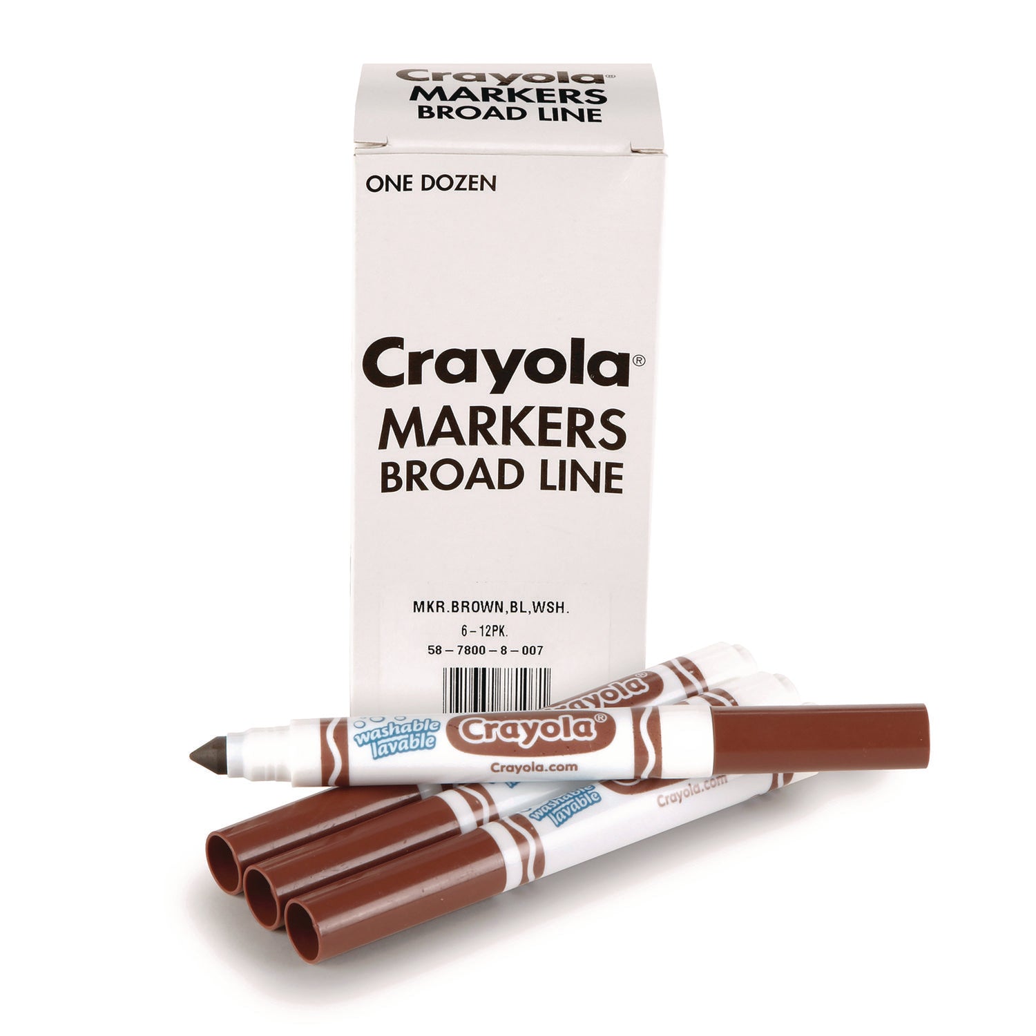 broad-line-washable-markers-broad-bullet-tip-brown-12-box_cyo587800007 - 4