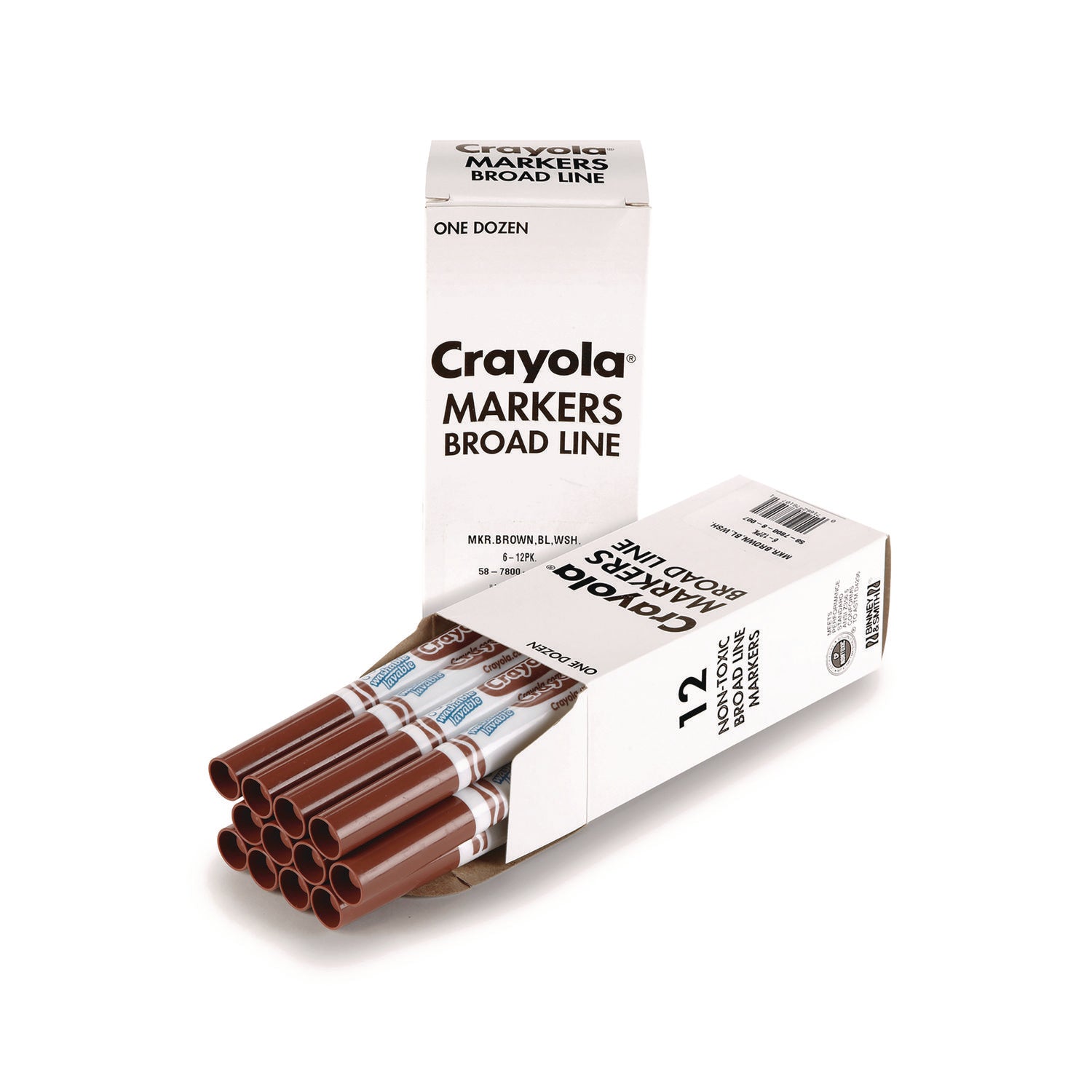 broad-line-washable-markers-broad-bullet-tip-brown-12-box_cyo587800007 - 5