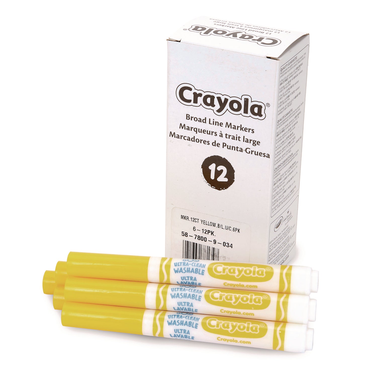 broad-line-washable-markers-broad-bullet-tip-yellow-12-box_cyo587800034 - 2