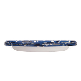 heavy-duty-disposable-dinnerware-large-plate-115-dia-floral-blue-yellow-white-12-pack_dxe16217 - 4