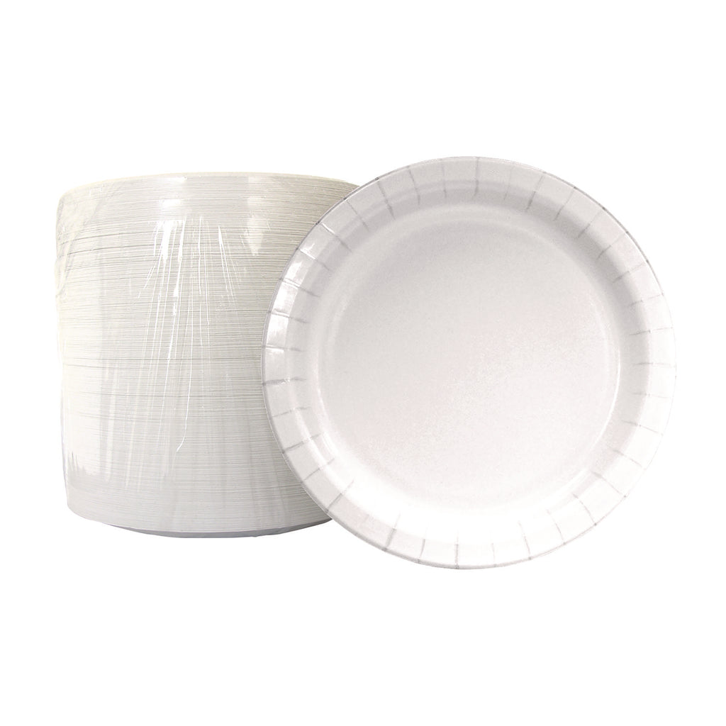 Paper Dinnerware, Plate, 6", White, 1,000/Carton