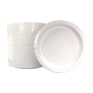 Paper Dinnerware, Plate, 6", White, 1,000/Carton