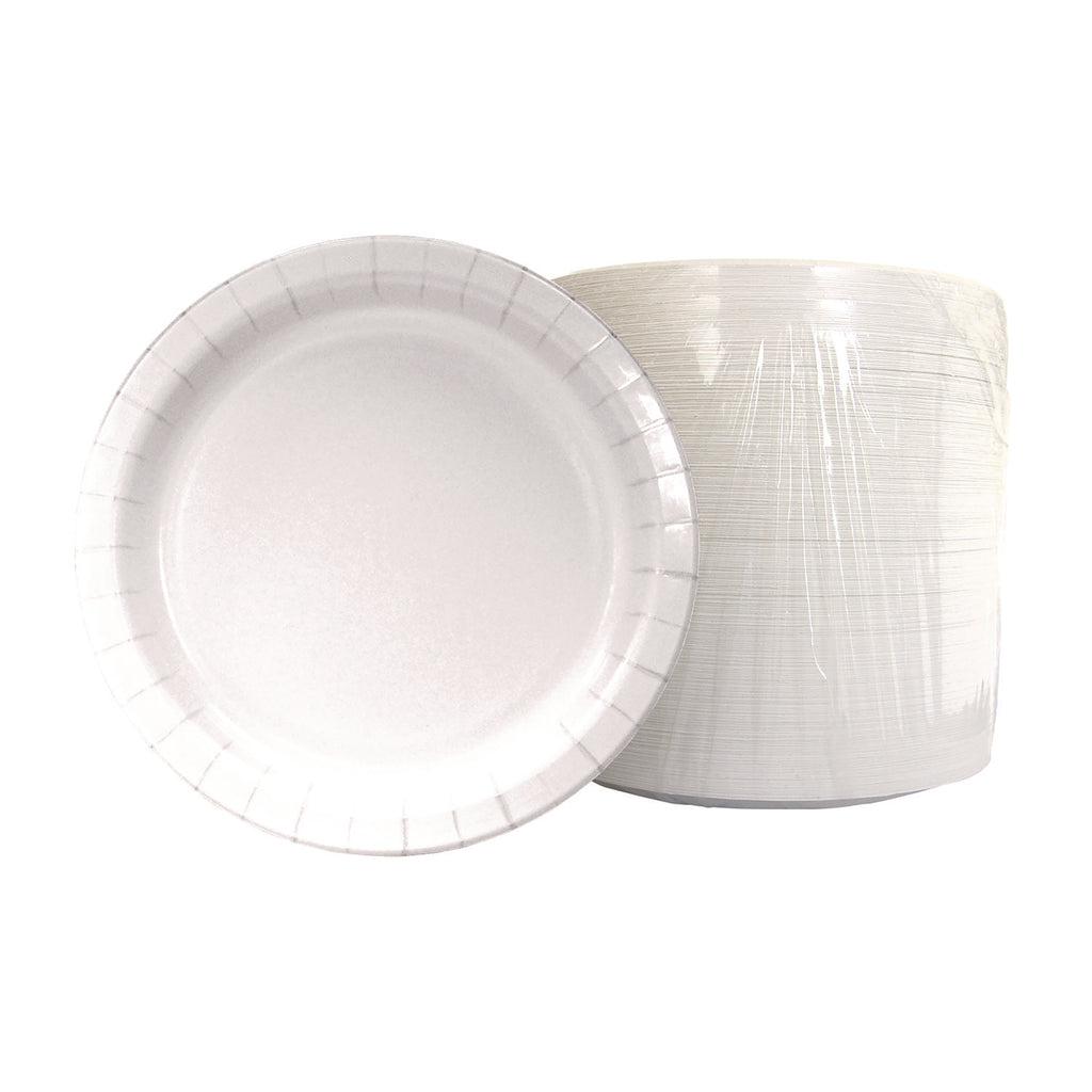 Paper Dinnerware, Plate, 6", White, 1,000/Carton