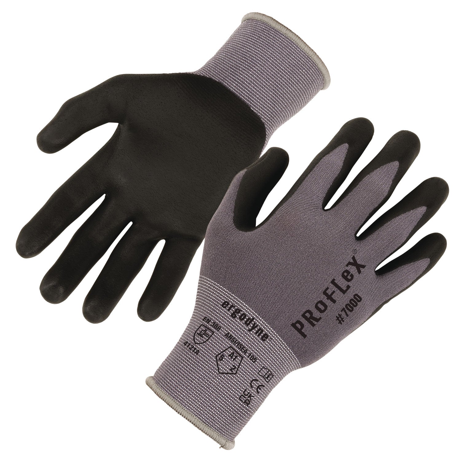 proflex-7000-nitrile-coated-gloves-microfoam-palm-gray-x-small-12-pairs-pack-ships-in-1-3-business-days_ego10361 - 1