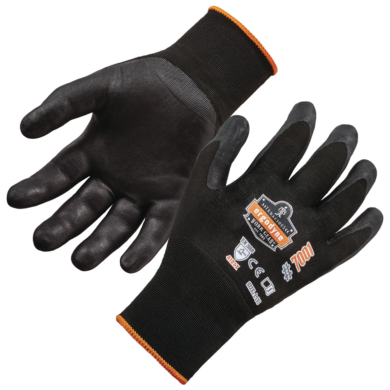 proflex-7001-nitrile-coated-gloves-black-x-small-12-pairs-ships-in-1-3-business-days_ego17851 - 1