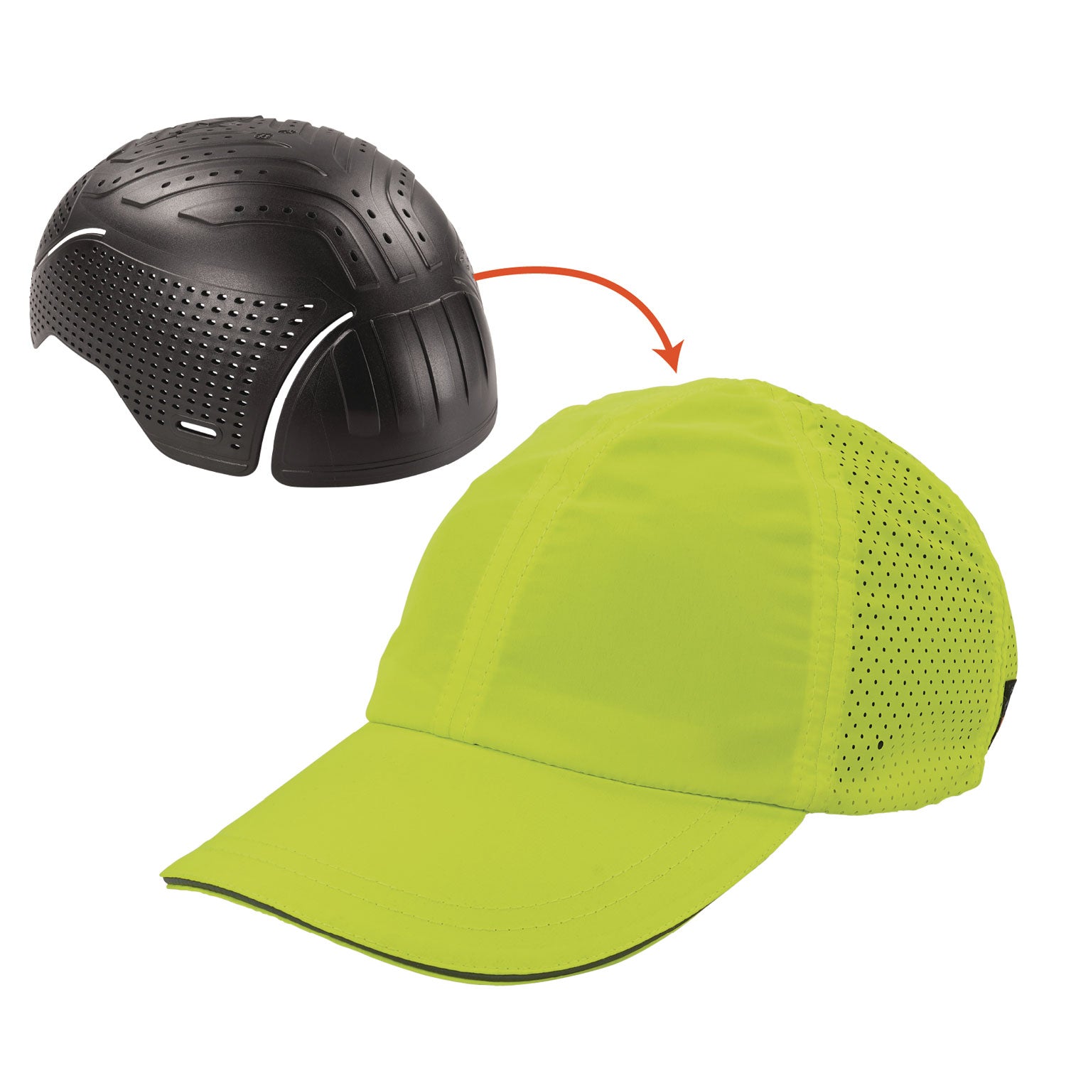 skullerz-8947-lightweight-baseball-hat-and-bump-cap-insert-x-large-2x-large-lime-ships-in-1-3-business-days_ego23458 - 1