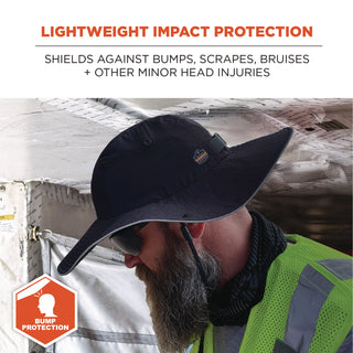Skullerz 8957 Lightweight Ranger Hat and Bump Cap Insert, Medium/Large, Black, Ships in 1-3 Business Days