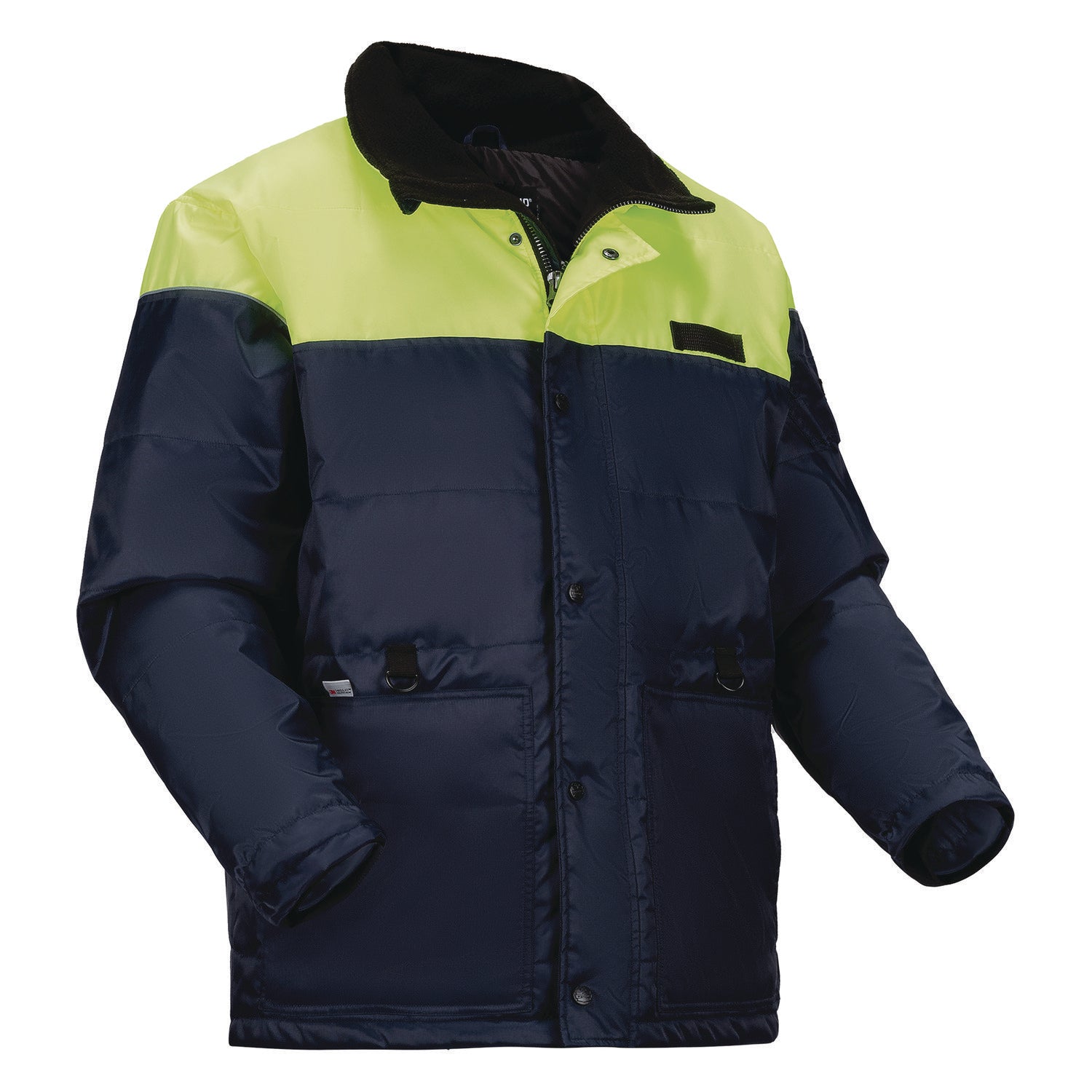 N-Ferno 6476 Insulated Freezer Jacket, X-Large, Navy, Ships in 1-3 Business Days