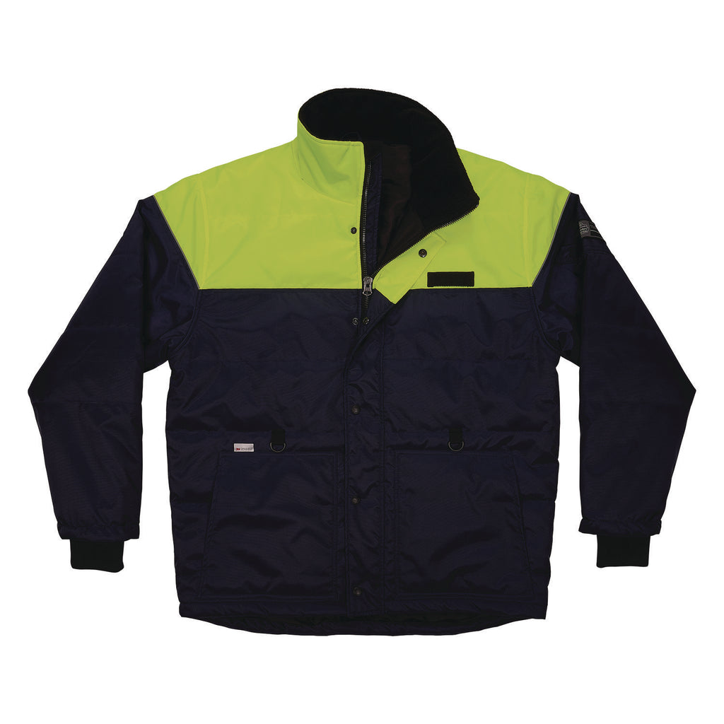 N-Ferno 6476 Insulated Freezer Jacket, 2X-Large, Navy, Ships in 1-3 Business Days