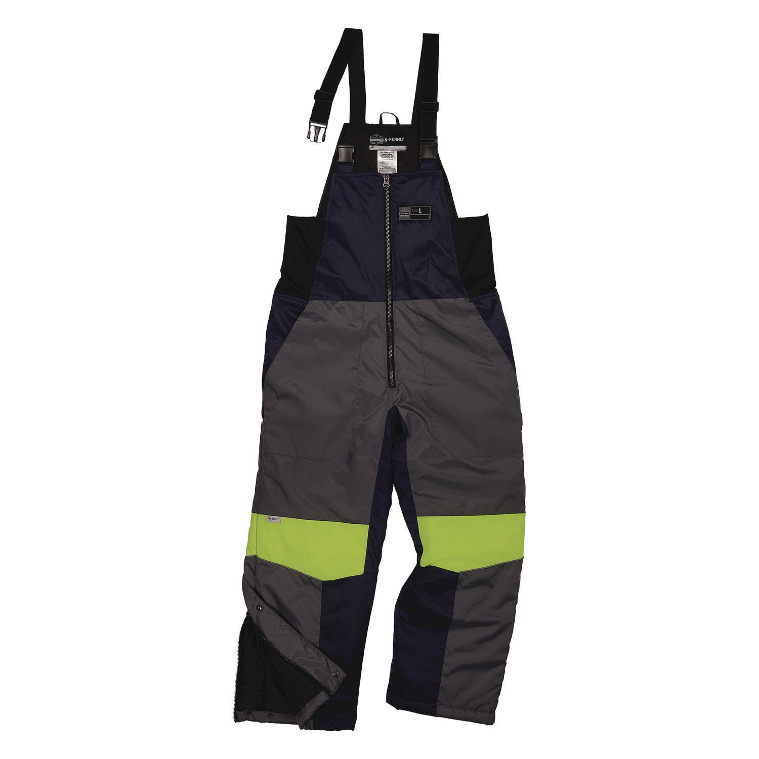 n-ferno-6477-insulated-cooler-bib-overall-2x-large-navy-ships-in-1-3-business-days_ego41266 - 1