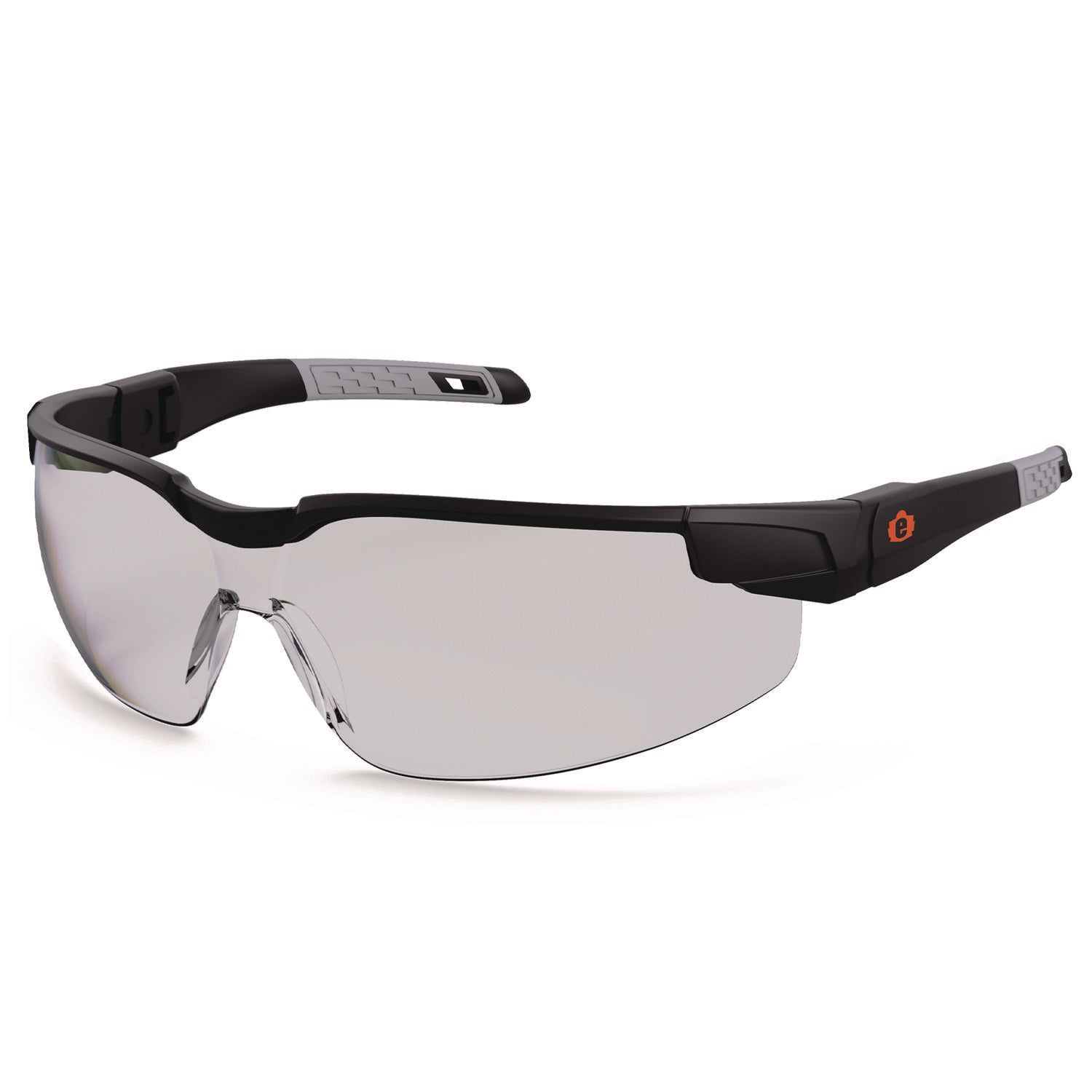 Skullerz DELLENGER Safety Glasses, Adjustable Temples, Black Frame, Indoor/Outdoor Polycarbonate Lens, Ships in 1-3 Bus Days