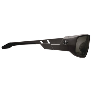 Skullerz ODIN Anti-Scratch and Enhanced Anti-Fog Safety Glasses, Black Frame, Smoke Polycarbonate Lens, Ships in 1-3 Bus Days