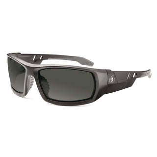 Skullerz ODIN Anti-Scratch and Enhanced Anti-Fog Safety Glasses, Black Frame, Smoke Polycarbonate Lens, Ships in 1-3 Bus Days