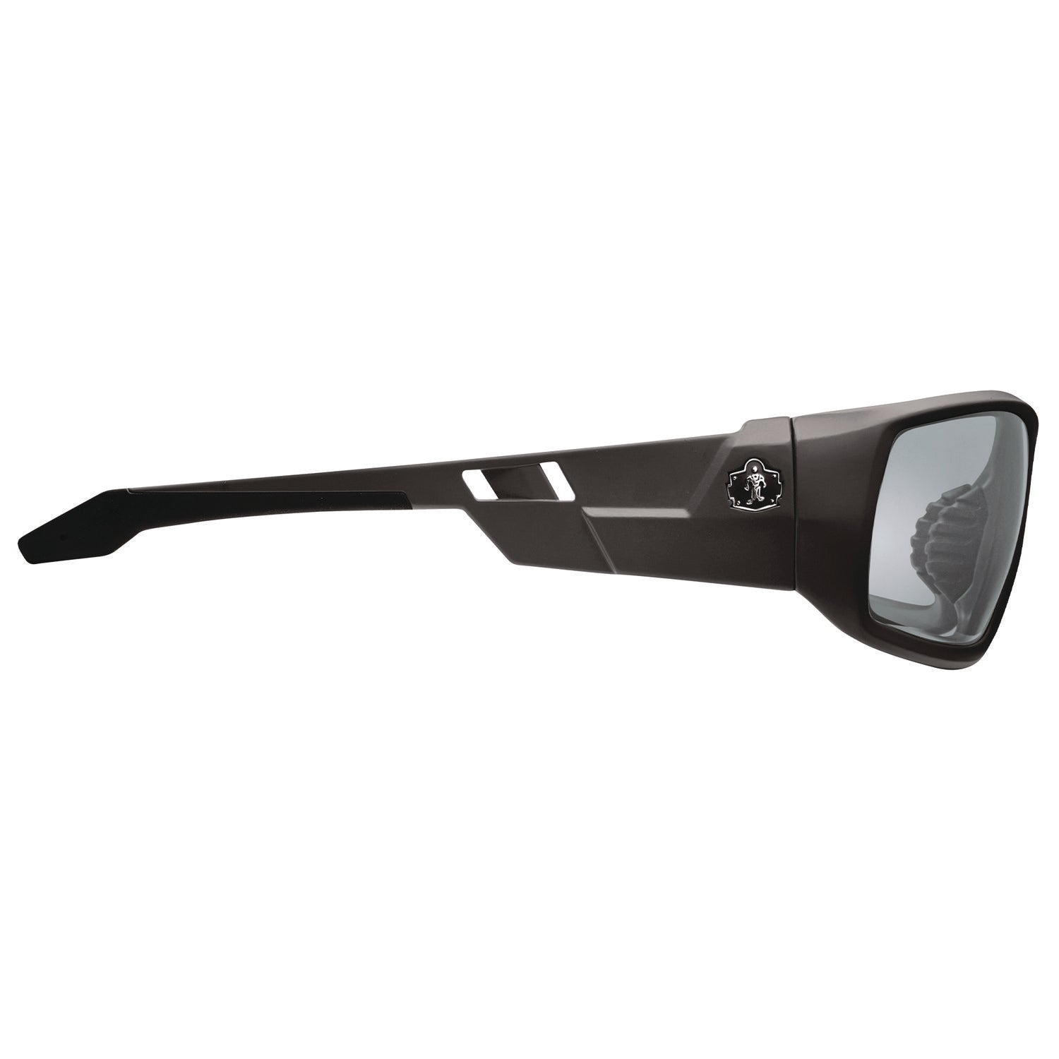 Skullerz ODIN Anti-Scratch/Enhanced Anti-Fog Safety Glasses,Black Frame, In/Outdoor Polycarbonate Lens, Ships in 1-3 Bus Days
