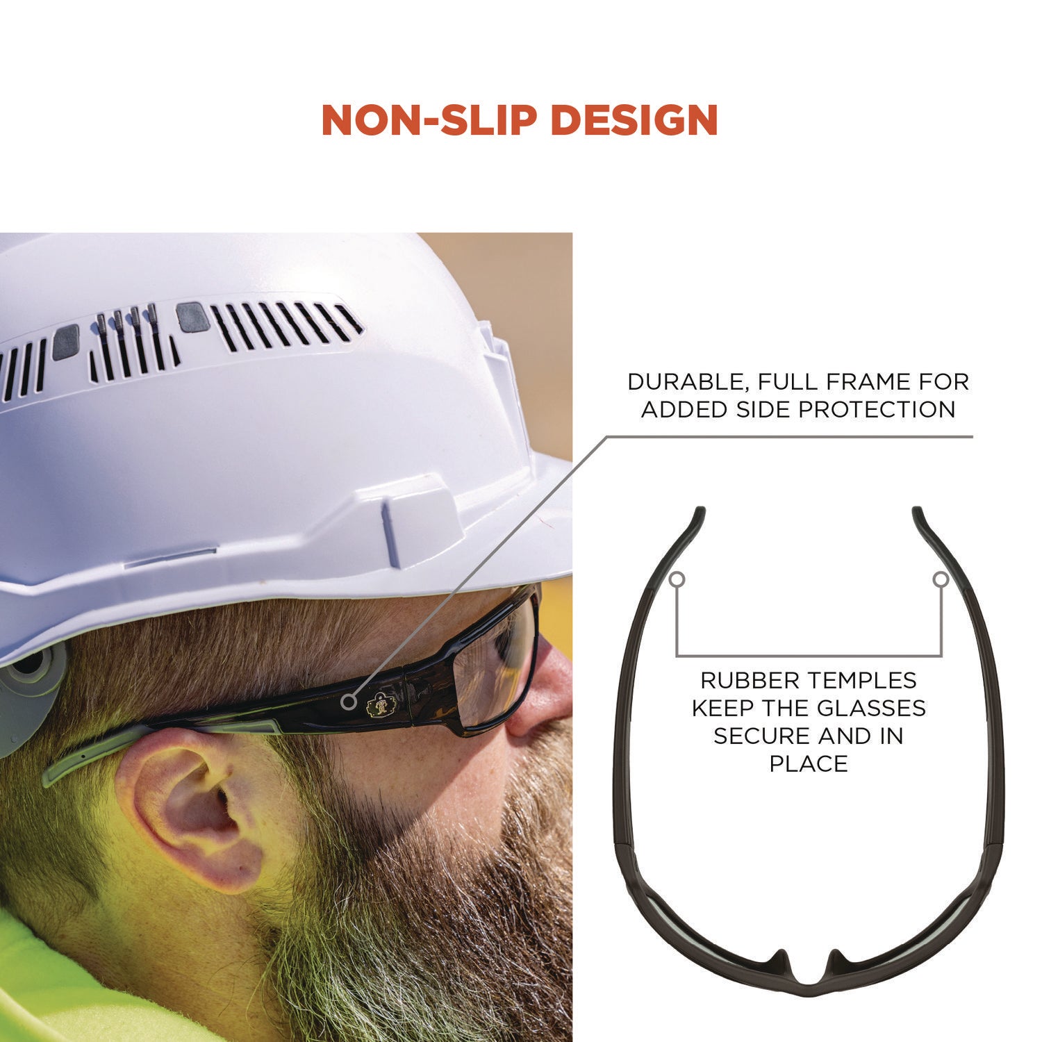 Skullerz THOR Anti-Scratch and Enhanced Anti-Fog Safety Glasses, Black Frame, Clear Polycarbonate Lens, Ships in 1-3 Bus Days