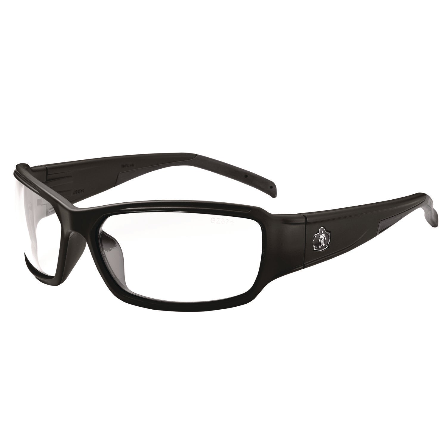 Skullerz THOR Anti-Scratch and Enhanced Anti-Fog Safety Glasses, Black Frame, Clear Polycarbonate Lens, Ships in 1-3 Bus Days