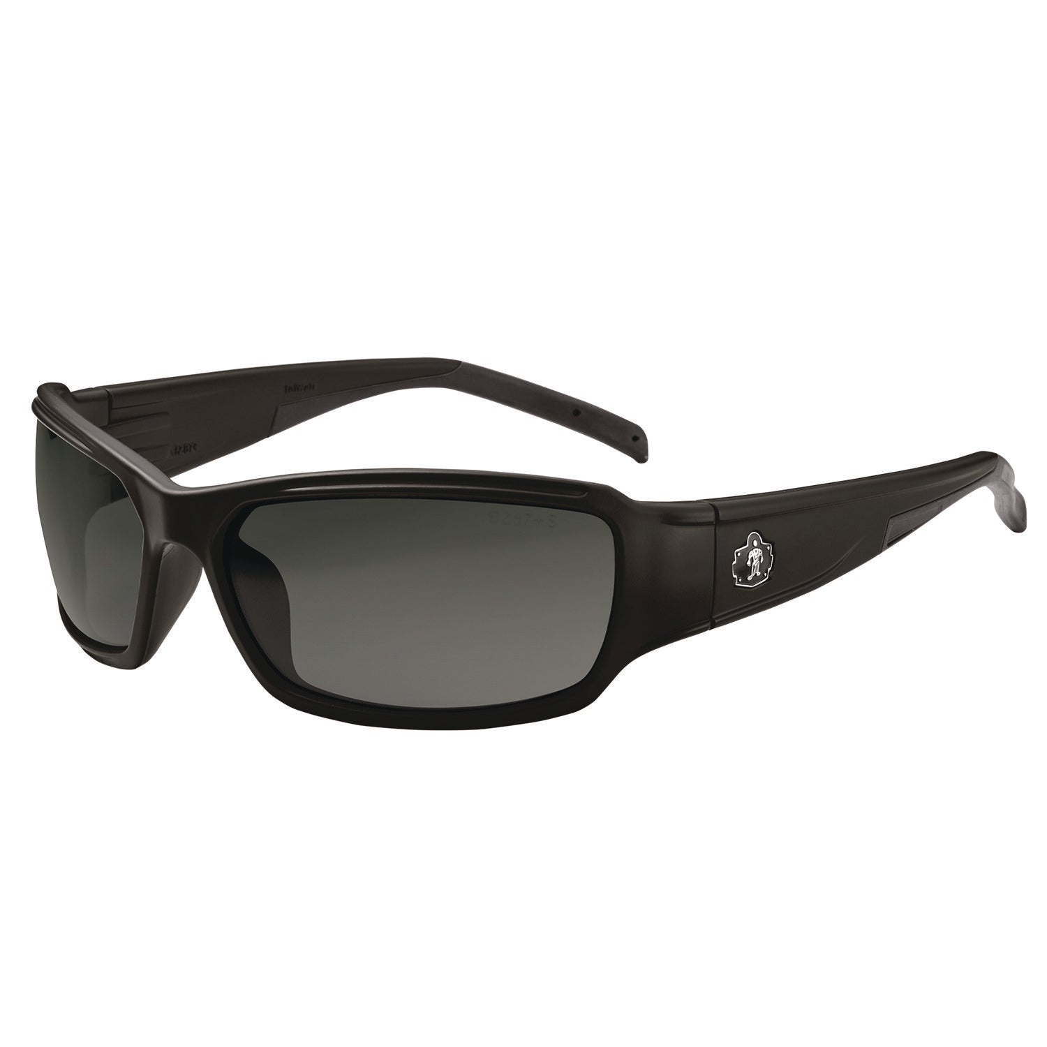 Skullerz THOR Anti-Scratch and Enhanced Anti-Fog Safety Glasses, Black Frame, Smoke Polycarbonate Lens, Ships in 1-3 Bus Days