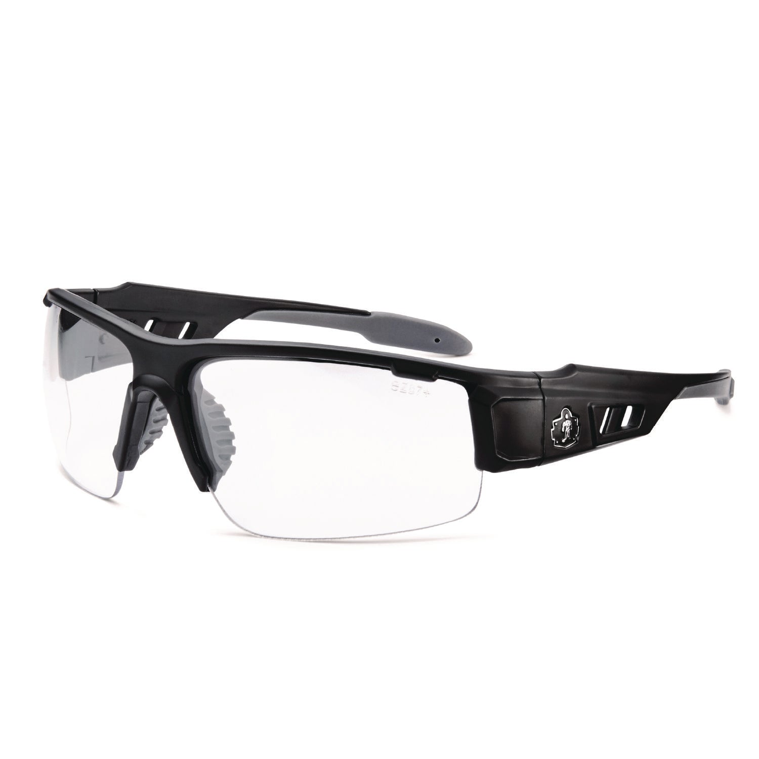 skullerz-dagr-anti-scratch-and-enhanced-anti-fog-safety-glasses-black-frame-clear-polycarbonate-lens-ships-in-1-3-bus-days_ego52005 - 1