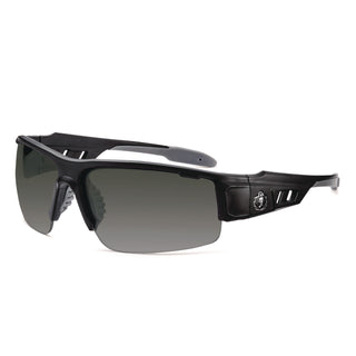 Skullerz DAGR Anti-Scratch and Enhanced Anti-Fog Safety Glasses, Black Frame, Smoke Polycarbonate Lens, Ships in 1-3 Bus Days