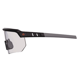 Skullerz AEGIR Anti-Scratch/Enhanced Anti-Fog Safety Glasses, Black Frame, Clear Polycarbonate Lens, Ships in 1-3 Bus Days