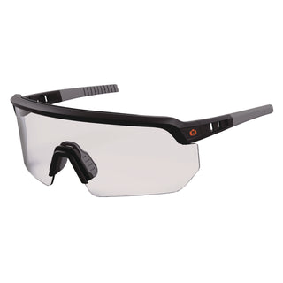 Skullerz AEGIR Anti-Scratch/Enhanced Anti-Fog Safety Glasses, Black Frame, Clear Polycarbonate Lens, Ships in 1-3 Bus Days