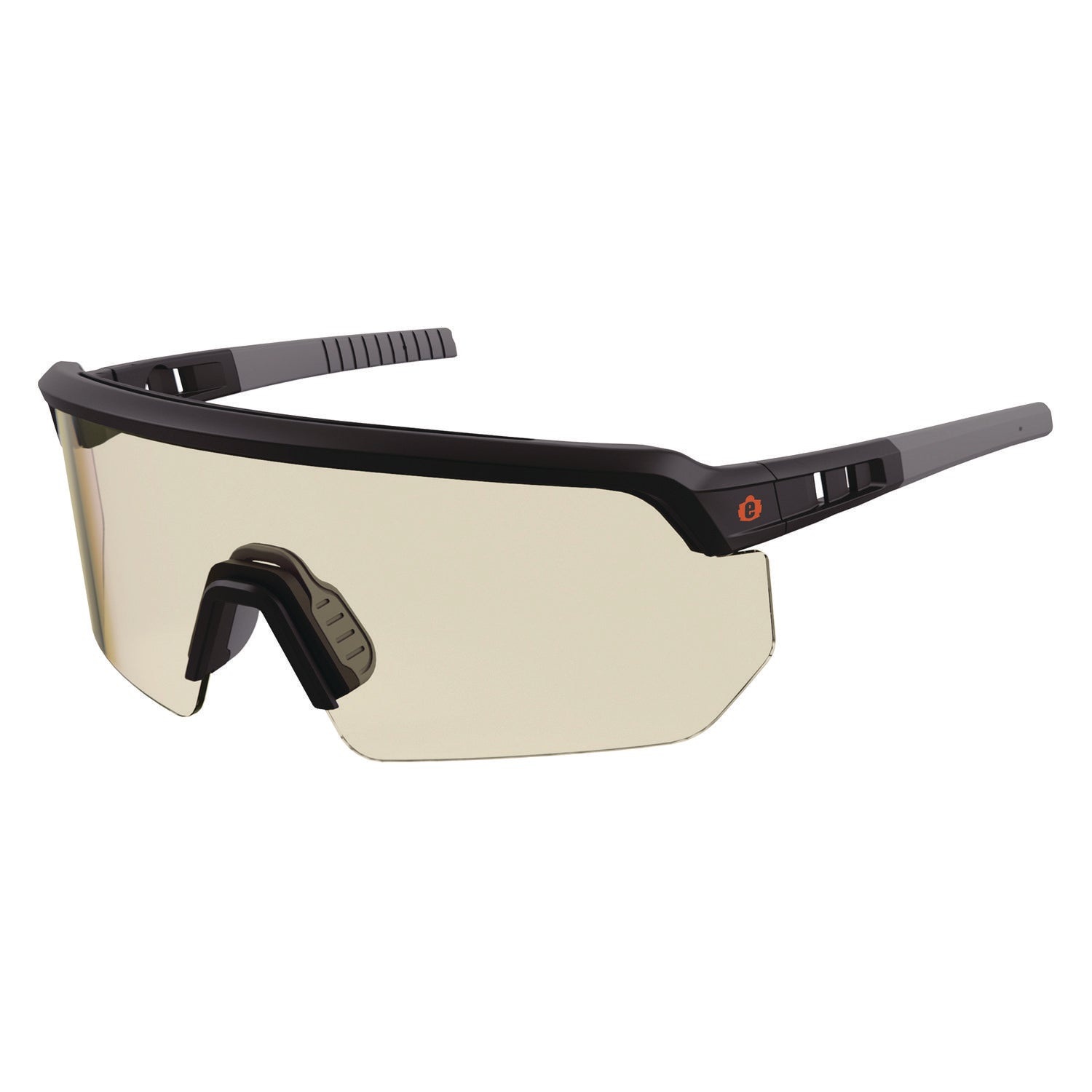Skullerz AEGIR Anti-Scratch/Enhanced Anti-Fog Safety Glasses, Black Frame,In/Outdoor Polycarbonate Lens,Ships in 1-3 Bus Days
