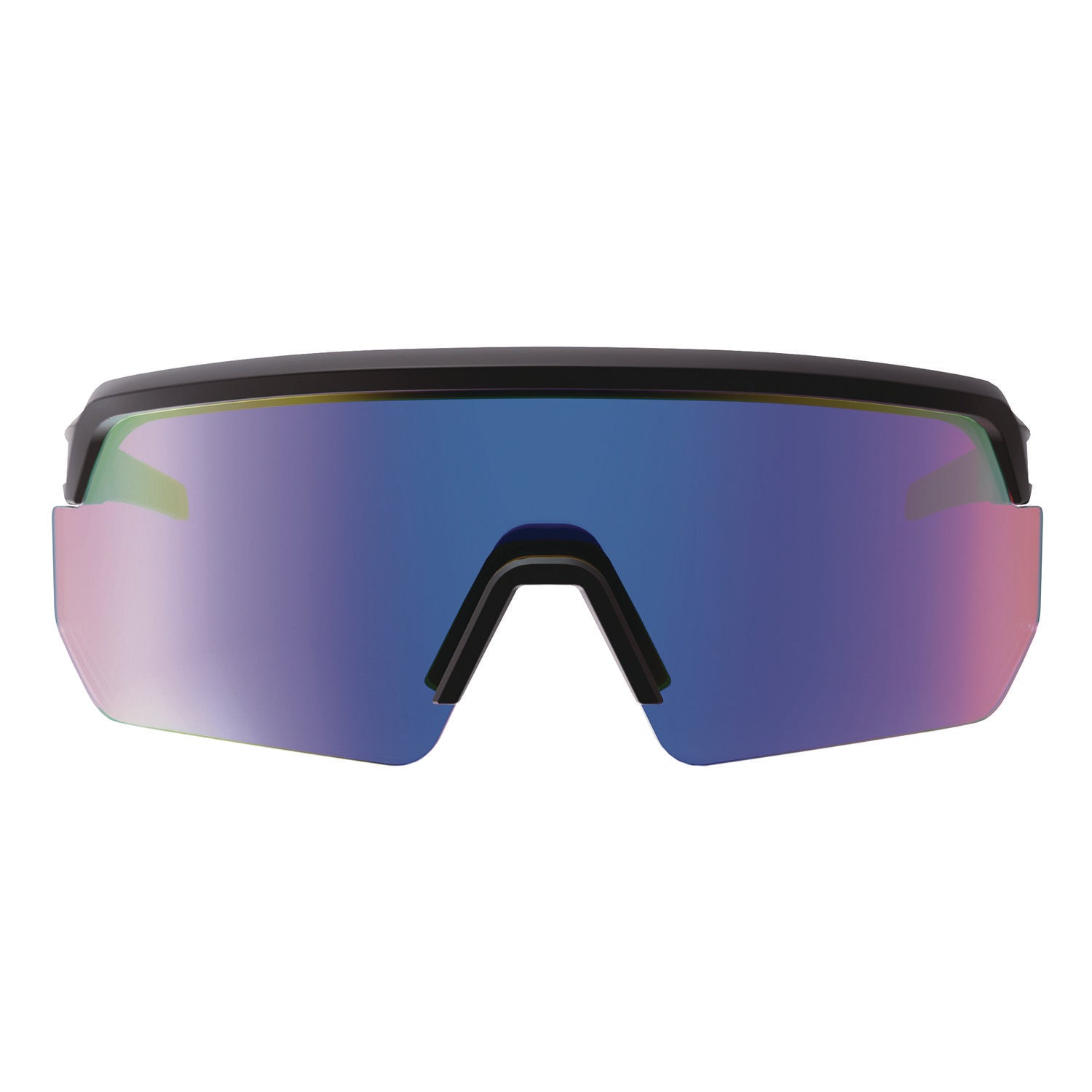 Skullerz AEGIR Anti-Scratch/Enhanced Anti-Fog Safety Glasses, Black Frame, Blue Mirror Polycarb Lens, Ships in 1-3 Bus Days