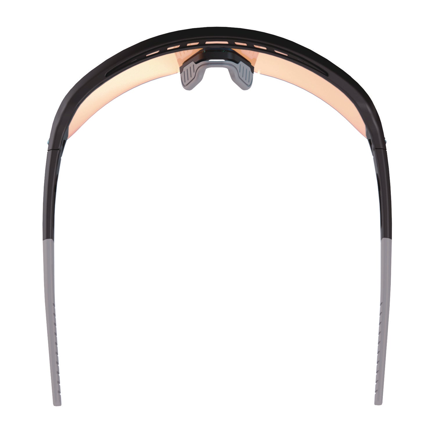 Skullerz AEGIR Safety Glasses with Mirrored Lenses, Matte Black Frame, Orange Mirror PolyCarb Lens, Ships in 1-3 Bus Days