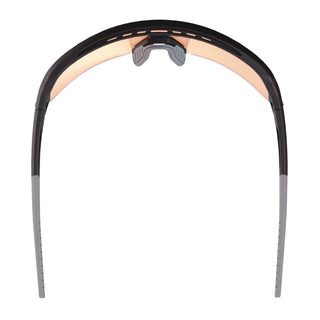 Skullerz AEGIR Safety Glasses with Mirrored Lenses, Matte Black Frame, Orange Mirror PolyCarb Lens, Ships in 1-3 Bus Days