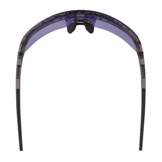 Skullerz AEGIR Anti-Scratch/Anti-Fog Safety Glasses, Clear Smoke Frame, Blue Mirror Polycarb Lens, Ships in 1-3 Bus Days