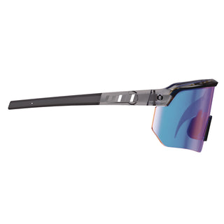 Skullerz AEGIR Anti-Scratch/Anti-Fog Safety Glasses, Clear Smoke Frame, Blue Mirror Polycarb Lens, Ships in 1-3 Bus Days