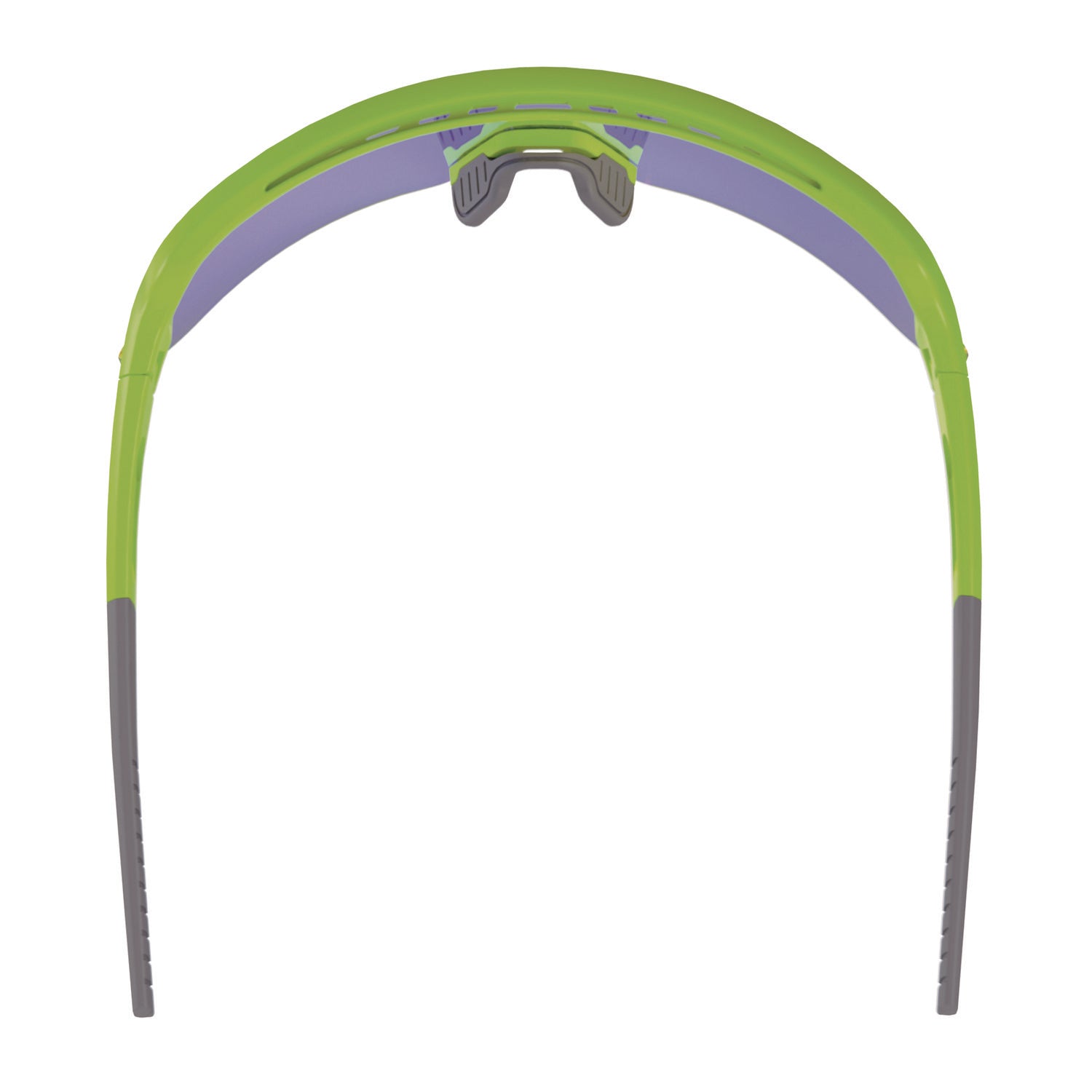 Skullerz AEGIR Anti-Scratch/Anti-Fog Safety Glasses, Lime Nylon Impact Frame, Blue Mirror Polycarb Lens,Ships in 1-3 Bus Days
