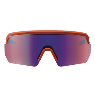 Skullerz AEGIR Anti-Scratch/Anti-Fog Safety Glasses, Orange Nylon Frame, Purple Mirror Lens, Ships in 1-3 Bus Days