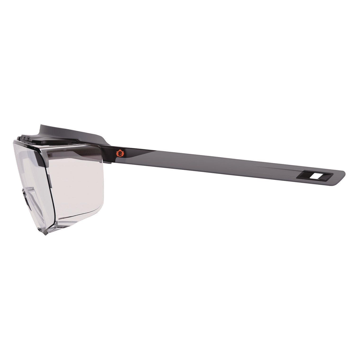 Skullerz OSMIN Safety Glasses, Matte Black Polycarbonate Frame, Clear Polycarbonate Lens, Ships in 1-3 Business Days