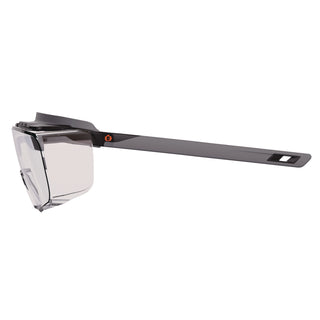 Skullerz OSMIN Safety Glasses, Matte Black Polycarbonate Frame, Clear Polycarbonate Lens, Ships in 1-3 Business Days