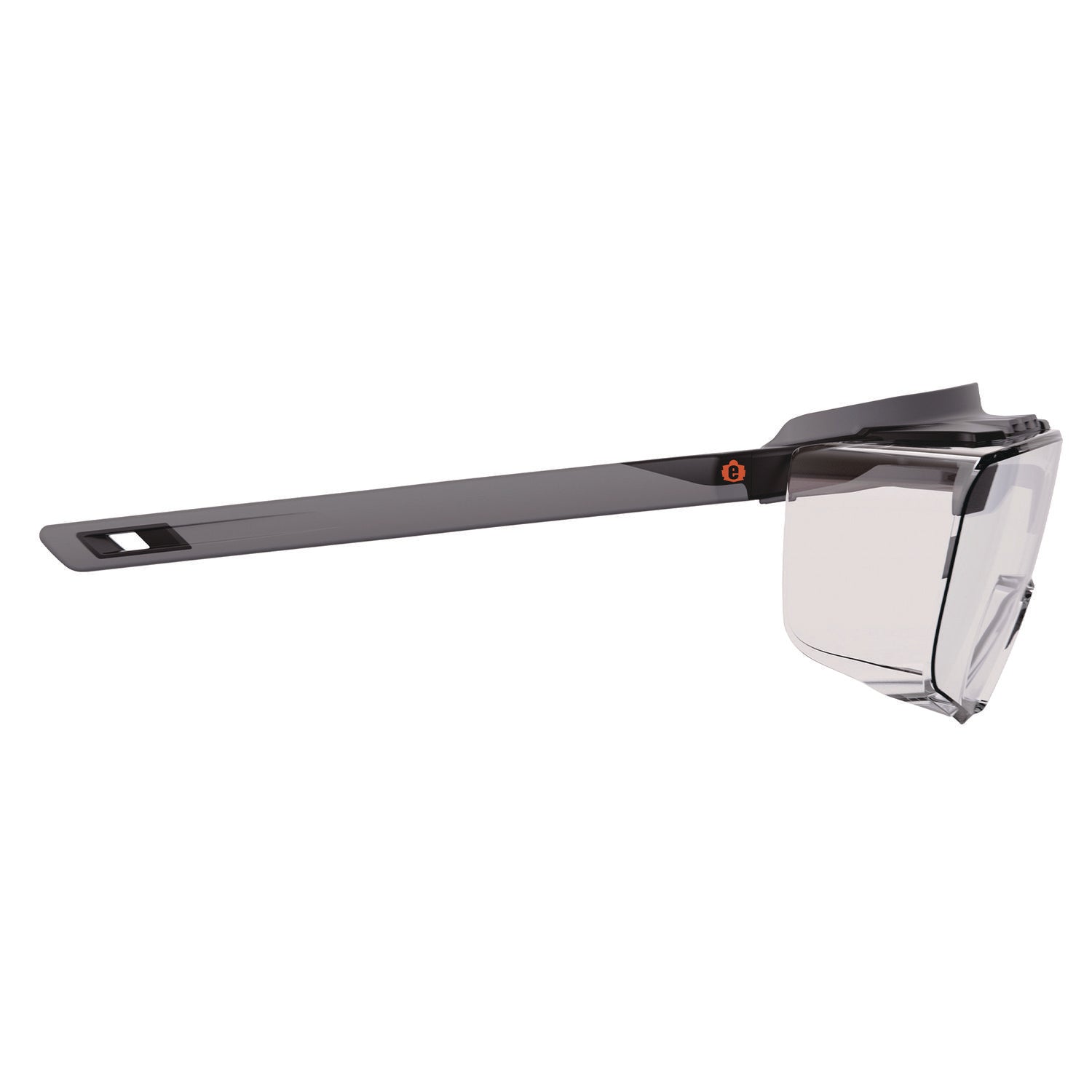 Skullerz OSMIN Anti-Scratch/Anti-Fog Safety Glasses, Matte Black PolyCarb Frame, Clear PolyCarb Lens, Ships in 1-3 Bus Days