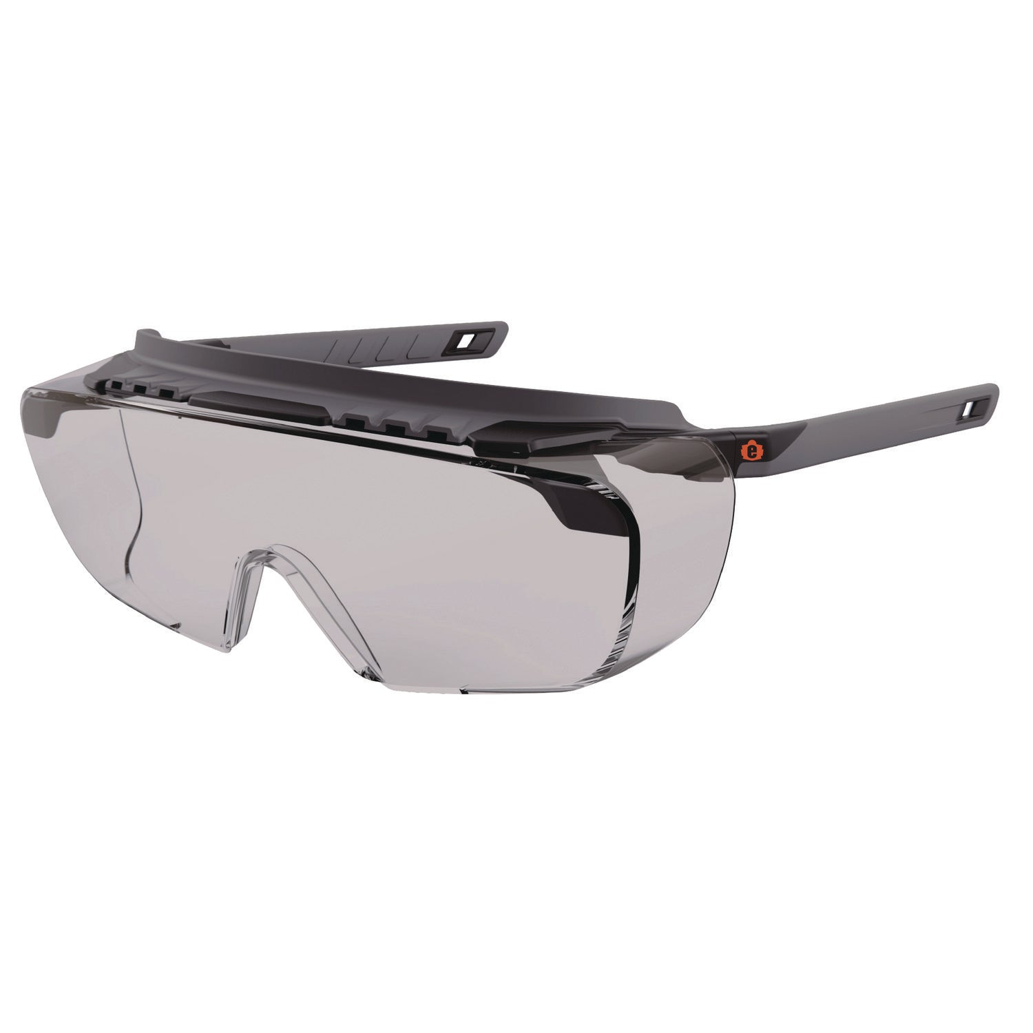 Skullerz OSMIN Safety Glasses, Matte Black Polycarbonate Frame, Indoor/Outdoor Polycarbonate Lens, Ships in 1-3 Business Days