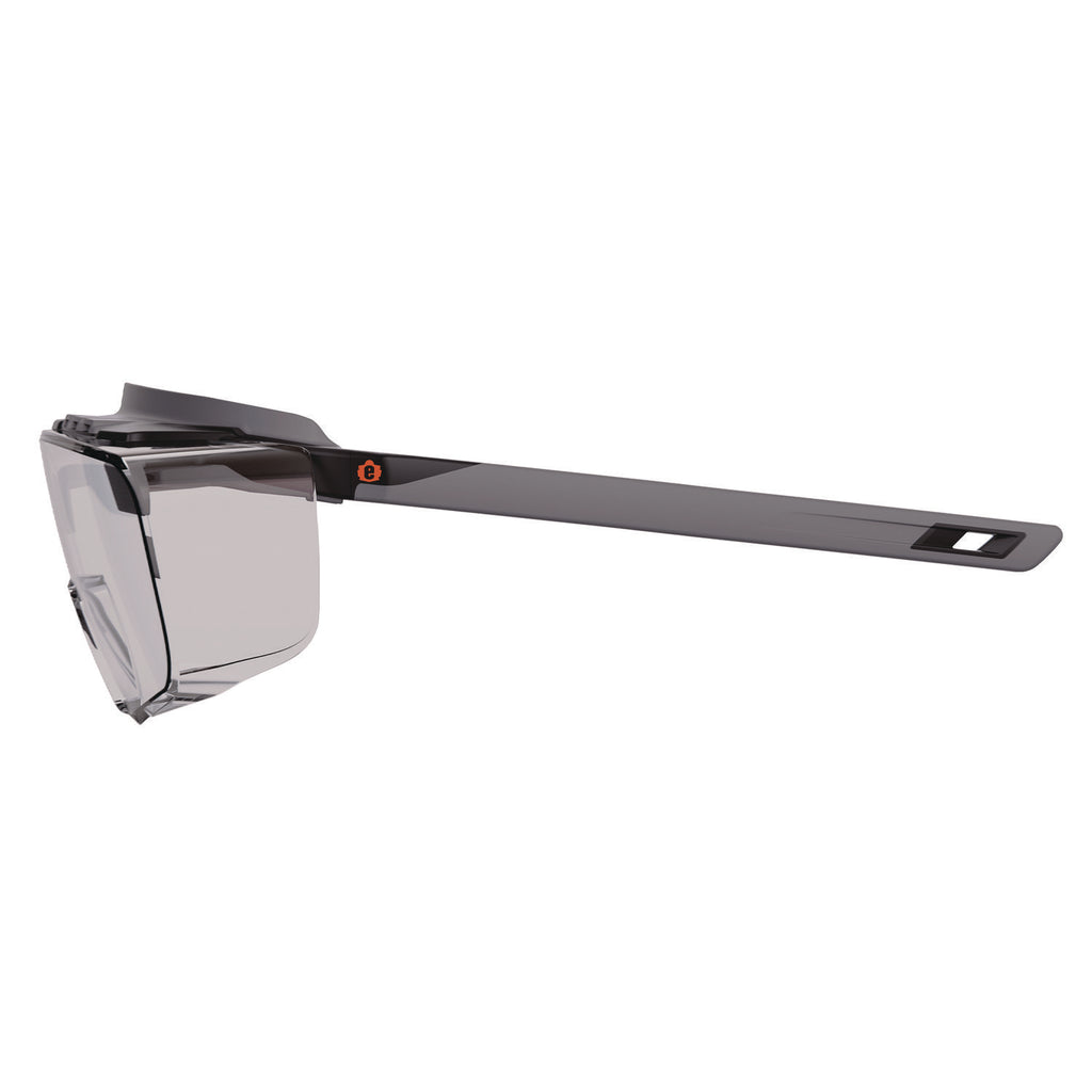 Skullerz OSMIN Anti-Scratch/Anti-Fog Safety Glasses, Matte Black Frame, Indoor/Outdoor Polycarb Lens, Ships in 1-3 Bus Days