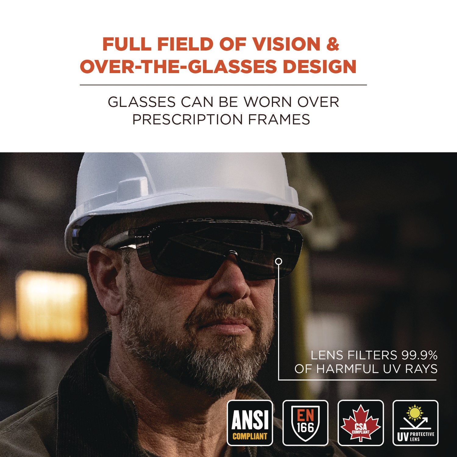 Skullerz OSMIN Safety Glasses, Matte Black Polycarbonate Frame, Smoke Polycarbonate Lens, Ships in 1-3 Business Days