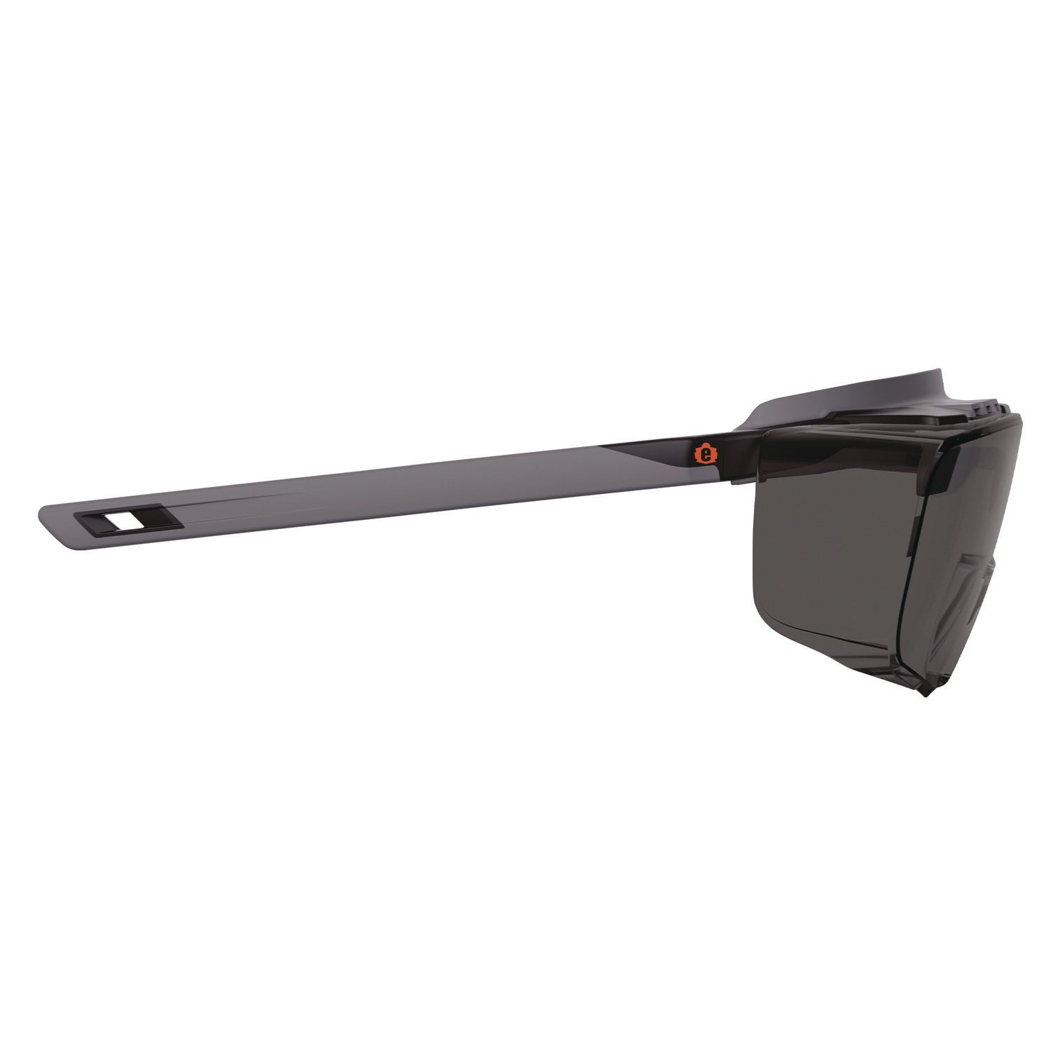 Skullerz OSMIN Anti-Scratch/Anti-Fog Safety Glasses, Matte Black PolyCarb Frame, Smoke PolyCarb Lens, Ships in 1-3 Bus Days