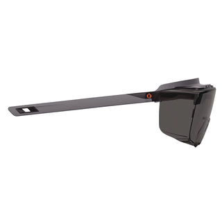 Skullerz OSMIN Anti-Scratch/Anti-Fog Safety Glasses, Matte Black PolyCarb Frame, Smoke PolyCarb Lens, Ships in 1-3 Bus Days