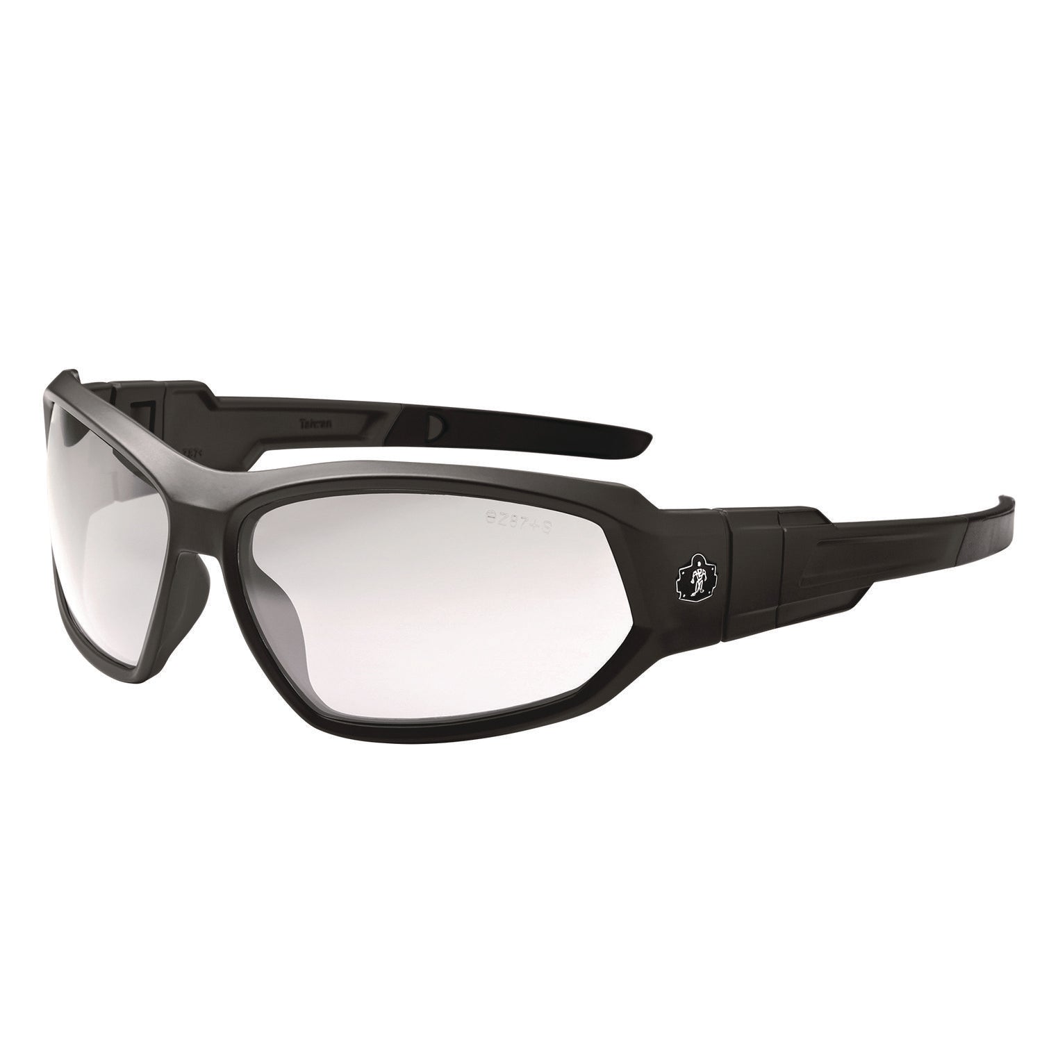 Skullerz LOKI Anti-Scratch/Anti-Fog Convert Safety Spoggles,Strap, Matte Black Frame, Clear Poly Lens, Ships in 1-3 Bus Days