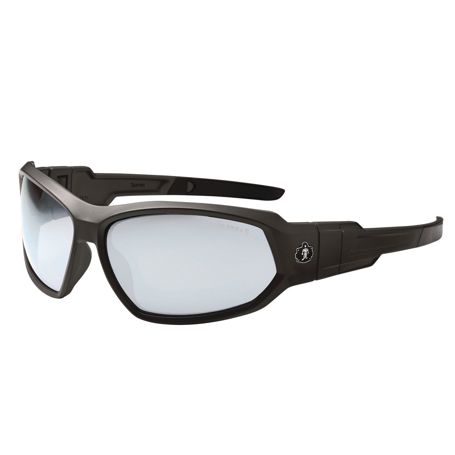 Skullerz LOKI Anti-Scratch/Anti-Fog Convert Safety Spoggles, Strap, Black Frame, In/Outdoor Poly Lens, Ships in 1-3 Bus Days
