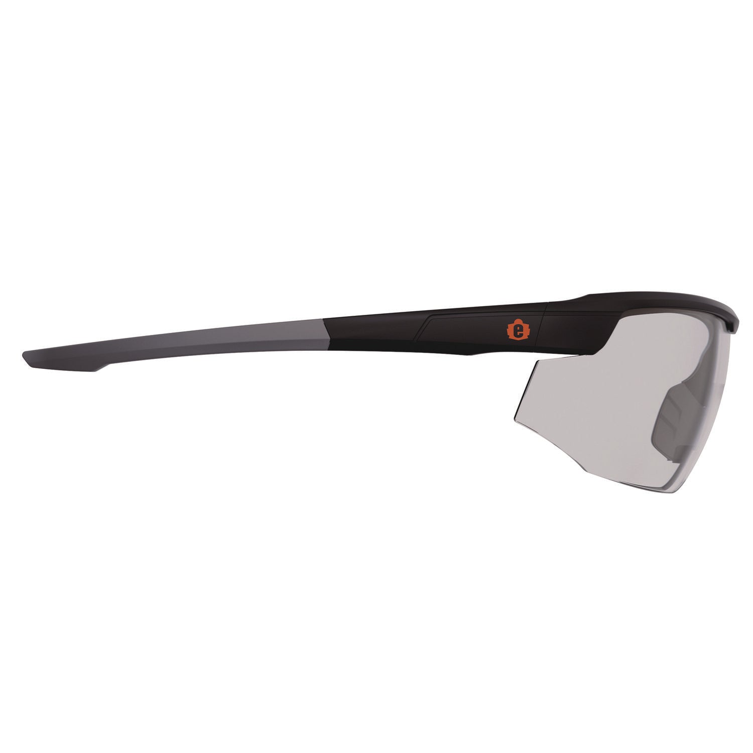 Skullerz SKOLL Anti-Scratch/Anti-Fog Safety Glasses, Matte Black Nylon Frame, In/Outdoor Polycarb Lens, Ships in 1-3 Bus Days