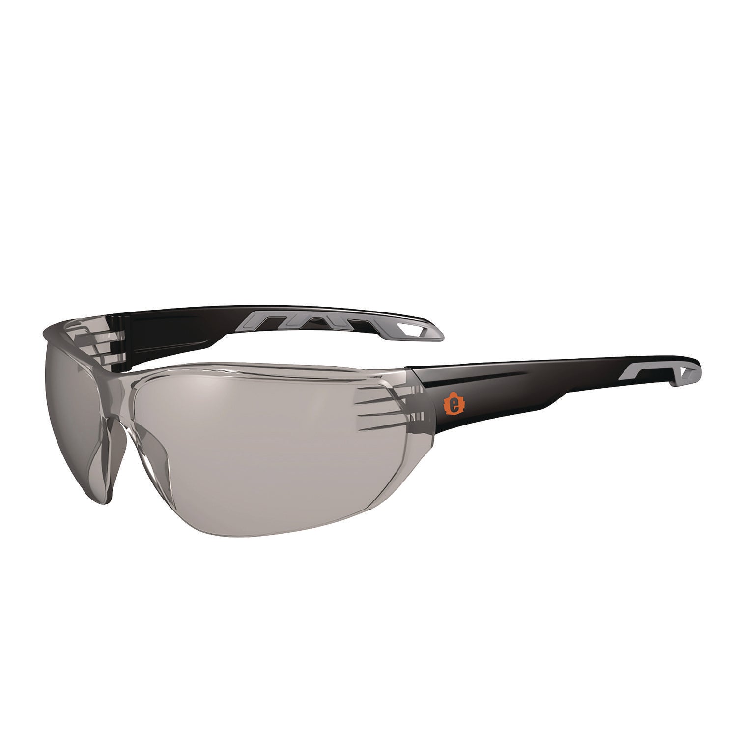 Skullerz VALI Anti-Scratch/Anti-Fog Safety Glasses, Matte Black Frameless, Indoor/Outdoor PolyCarb Lens,Ships in 1-3 Bus Days