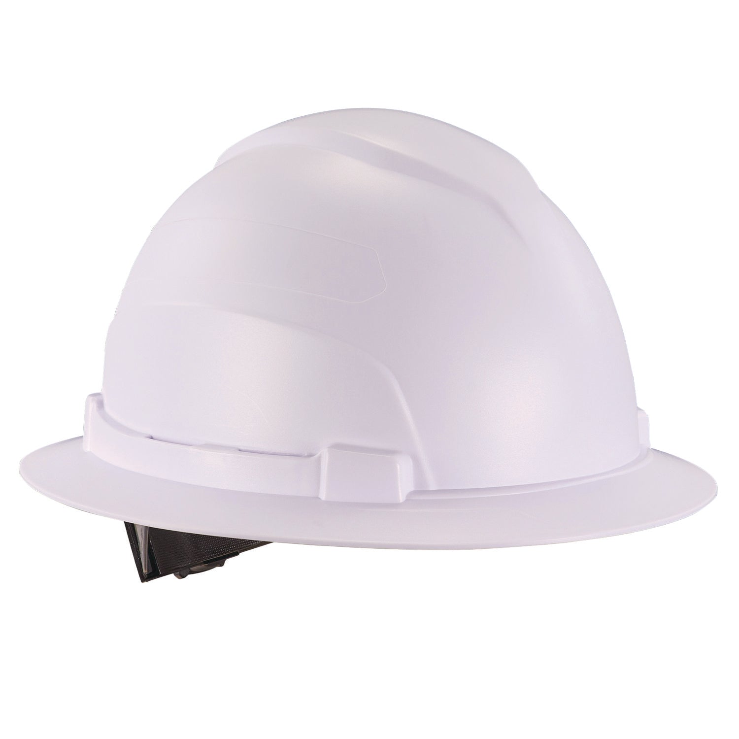 Skullerz 8969 Class E Lightweight Full Brim Hard Hat, 6-Point Rachet Suspension, White, Ships in 1-3 Business Days